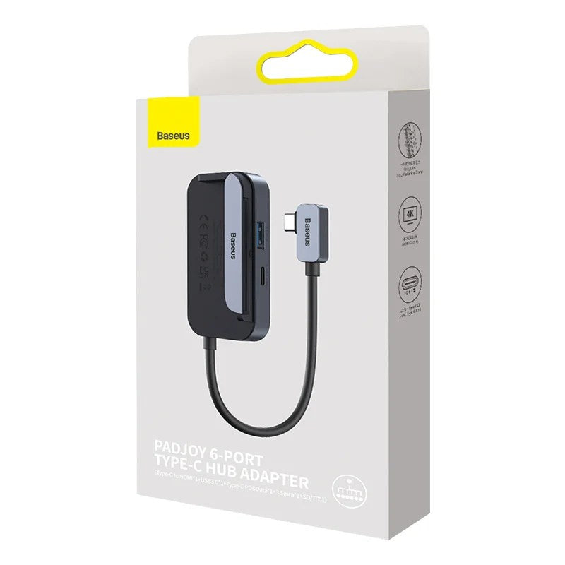 Baseus PadJoy 6-Port Type-C HUB Adapter