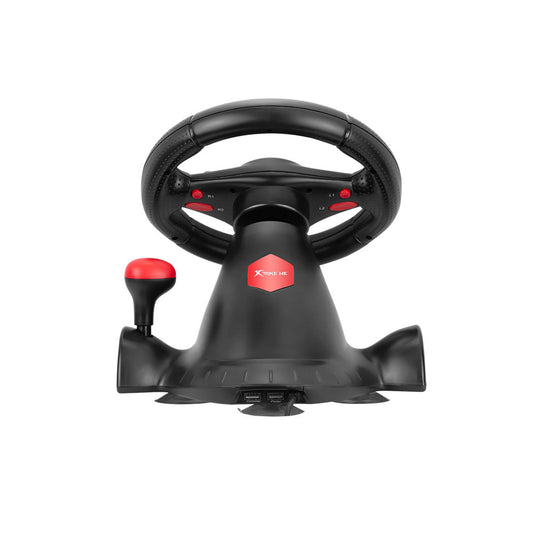 XTRIKE ME GP-903 RACING WHEEL WITH DUAL VIBRATION MOTORS REALISTIC GAMING EXPERIENCE