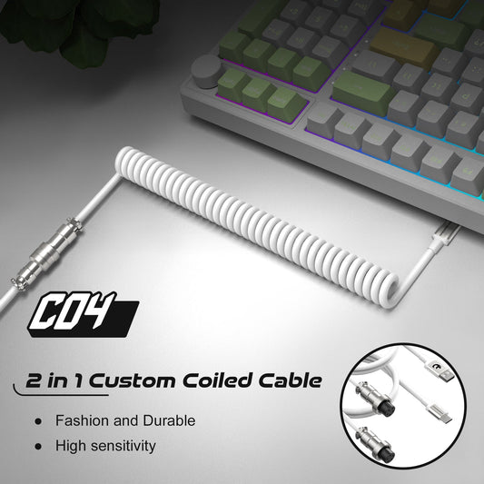 ATTACK SHARK C04 COILED CABLE