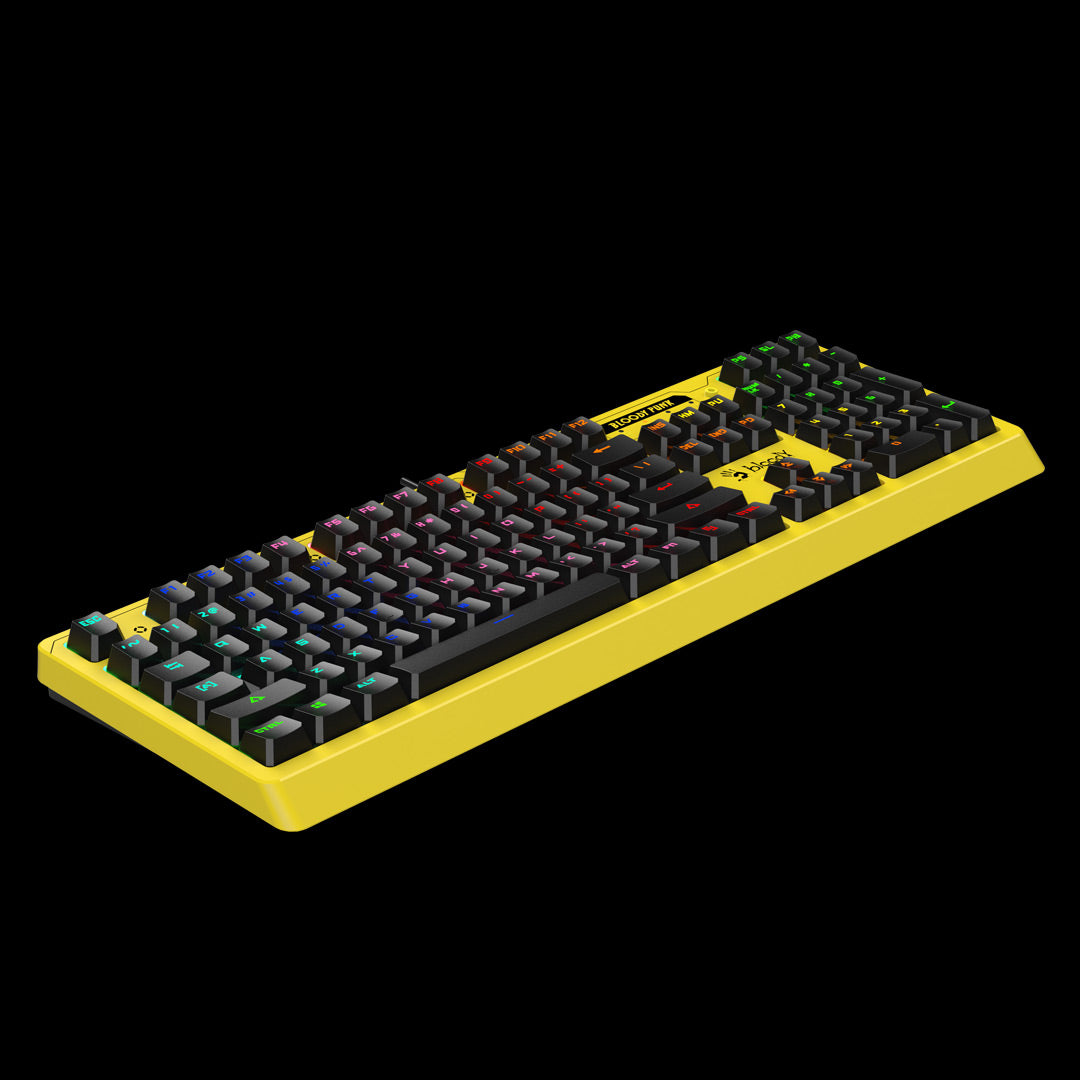 Bloody B810rc RGB Mechanical Gaming Keyboard (Punk Yellow)