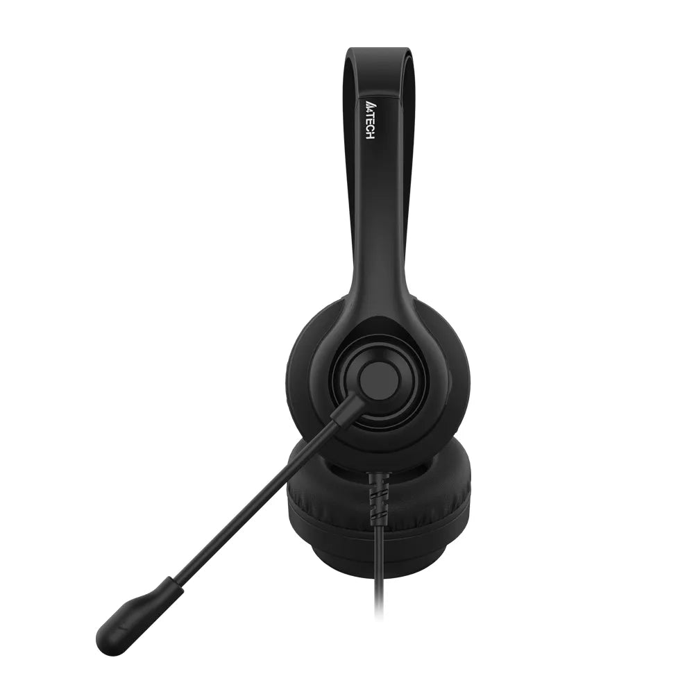 A4Tech HU-8 Black DSP Stereo Light Weight Wired Headset