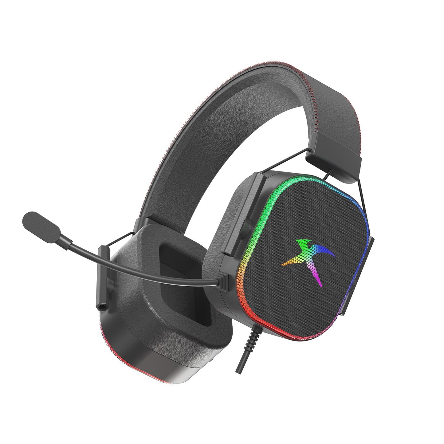 XTRIKE ME GH-515W WIRED RGB GAMING HEADSET WITH STATIC LIGHTING EFFECTS