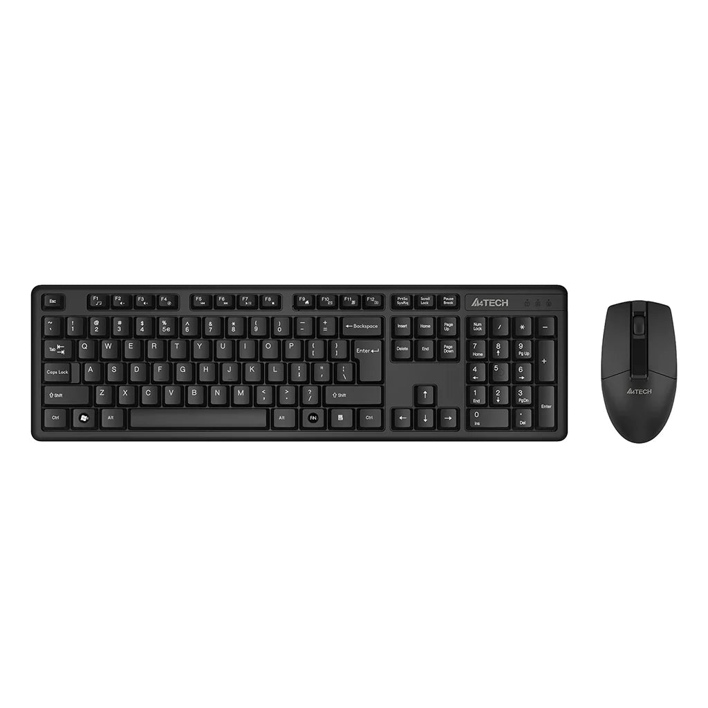 A4Tech 3330NS Silent Clicks Wireless Mouse & Keyboard Combo