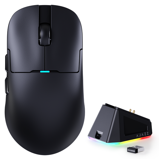 ATTACK SHARK x AJ159P Tri-mode Gaming Mouse with with Magnetic Charging Dock