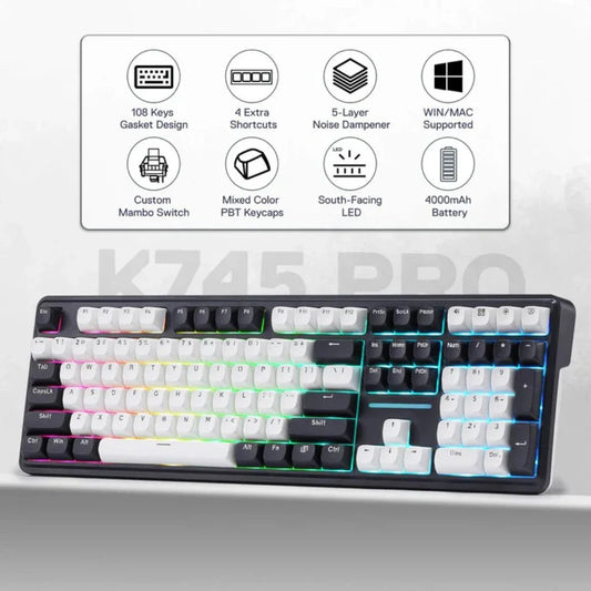 Redragon ANTONIUM K745WB RGB PRO Mechanical Keyboard