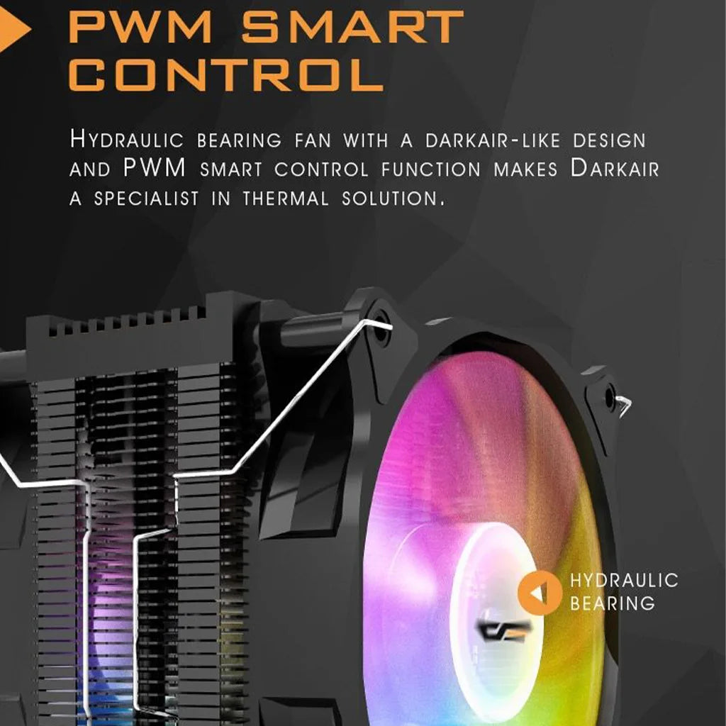 Darkflash Dark Air Plus RGB 4 Heatpipes CPU Cooler