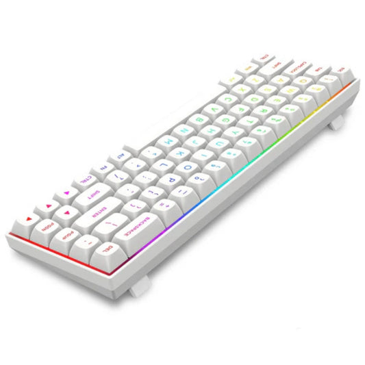 E-YOOSO HZ-68 RGB 68-Keys Hot-Swappable Mechanical Keyboard White