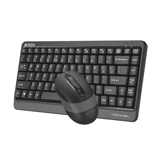 A4Tech FGS1110Q Grey Compact Quite Key & 2000 DPI Mouse 2-in-1 Combo
