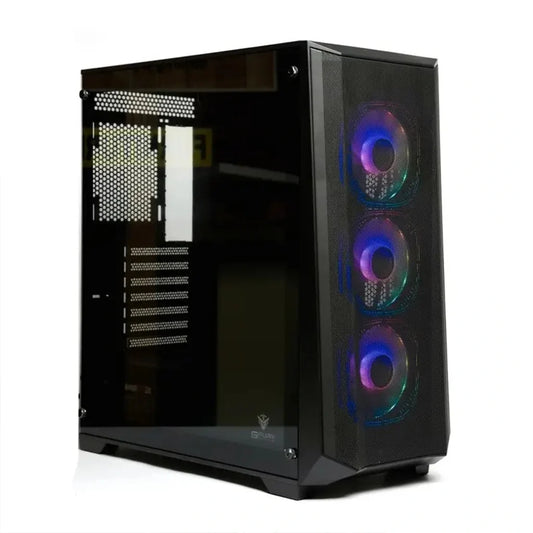 GFury Mighty GF-300 Tempered Glass with 3 ARGB Fans PC Case