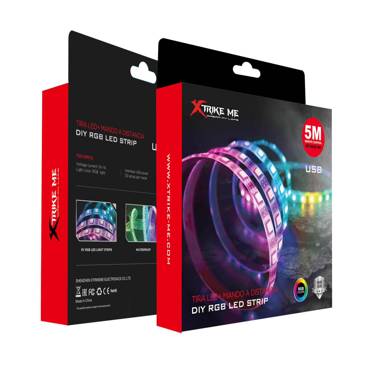 XTRIKE ME HT-5050-B5 Smart RGB LED Strip with App Control