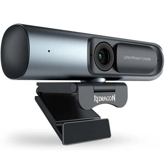Redragon GW911 CYBERLENS 4K Ultra HD Noise-Cancelling Privacy Cover Webcam