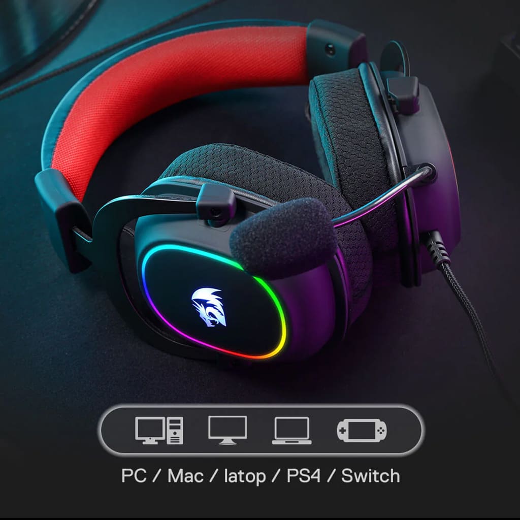 Redragon H510 Zeus-X Black RGB 7.1 Surround Sound Wired Headset
