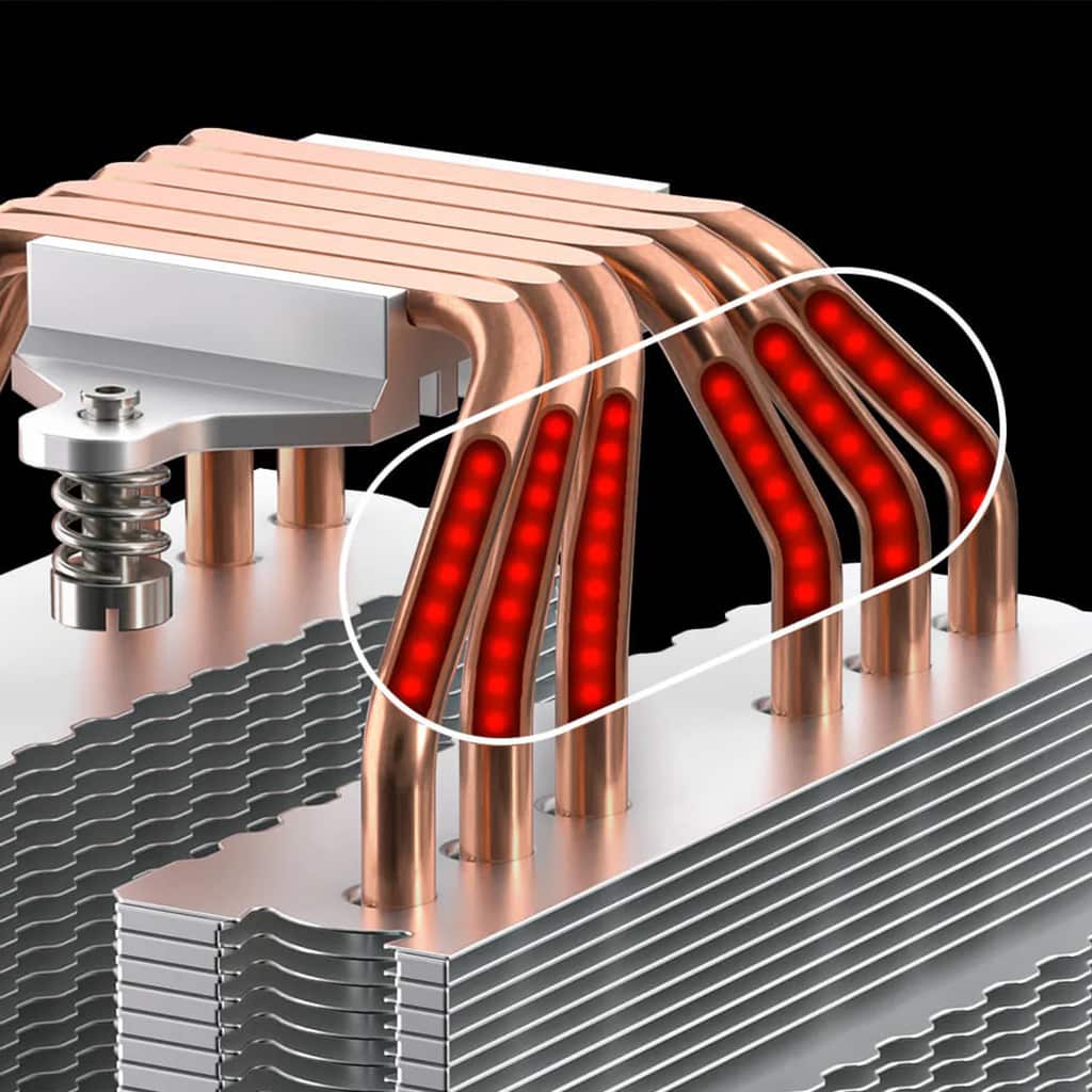 Redragon CC-2188 Hodur 120mm PWM Fans With 6 Heat pipes