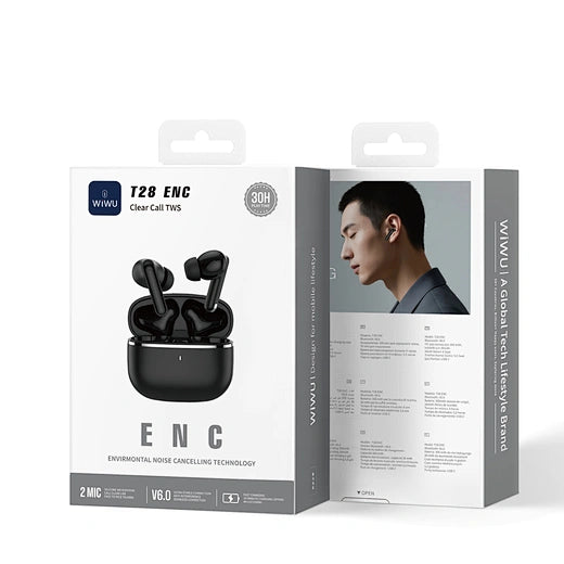 WiWU T28 ENC Noise Cancelling Earbuds
