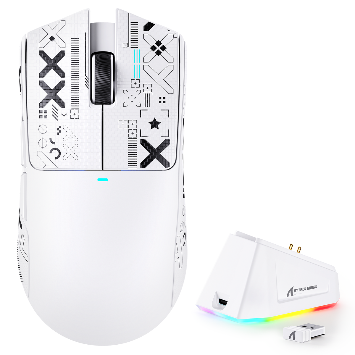ATTACK SHARK X11 Wireless Gaming Mouse with Charging Dock