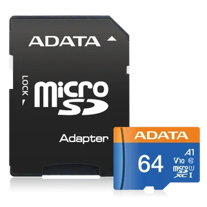 Adata 64GB Premier microSDXC UHS-I Class10 Memory Card