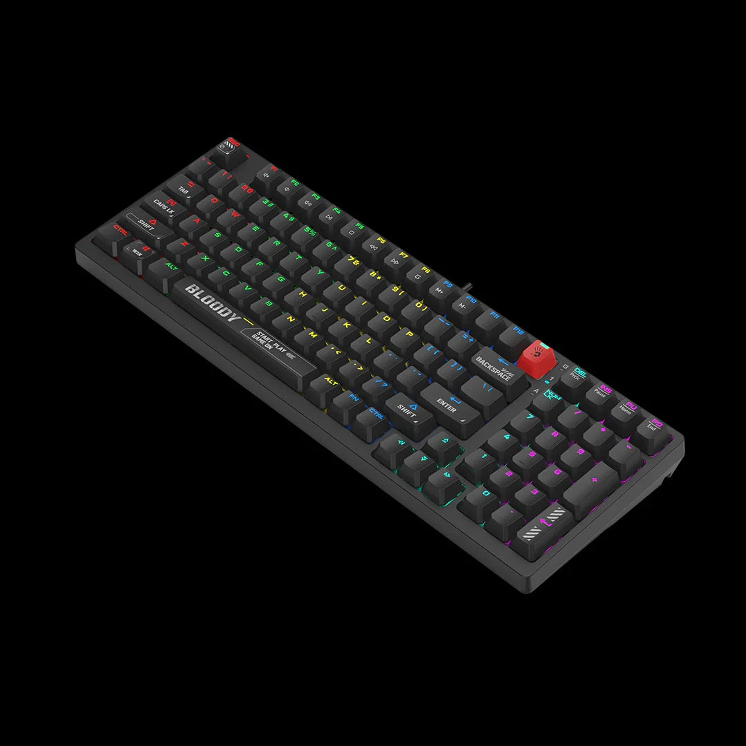 Bloody S98 Hot-Swappable BLMS Mechanical Gaming Keyboard | Bloody Black