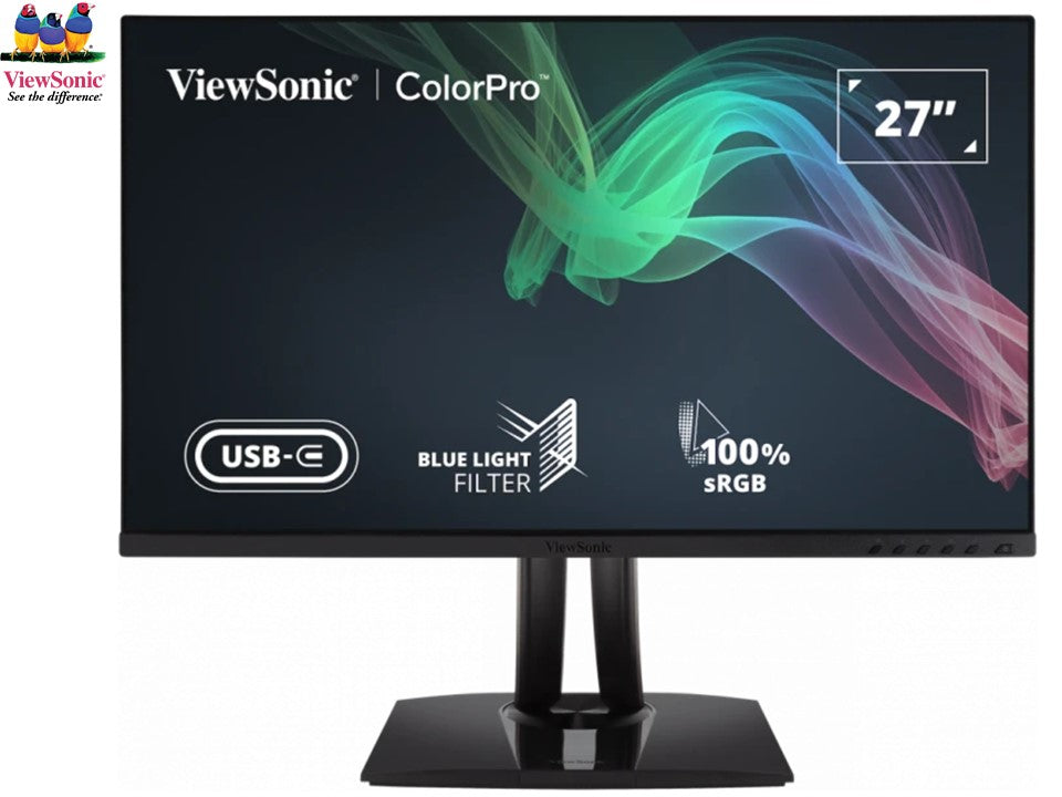 ViewSonic VP2756-2K 27" 2K 60W USB-C QHD 2560x1440 sRGB Gaming LED Monitor