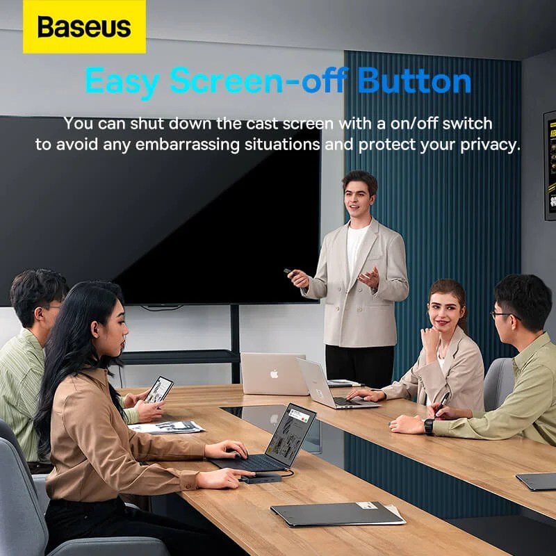 Baseus PioneerJoy 8-Port Four-Screen Type-C HUB Adapter