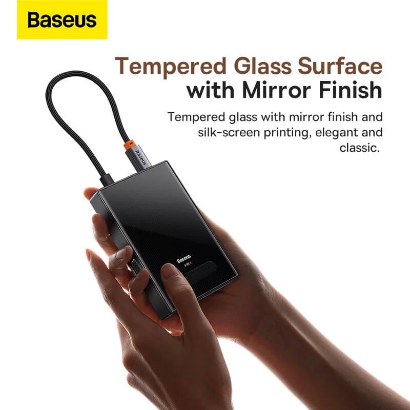 Baseus PioneerJoy 8-Port Four-Screen Type-C HUB Adapter