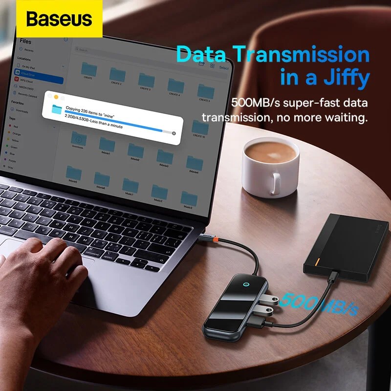 Baseus AcmeJoy 4-Port Type-C HUB Adapter