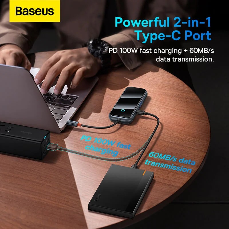 Baseus AcmeJoy 4-Port Type-C HUB Adapter