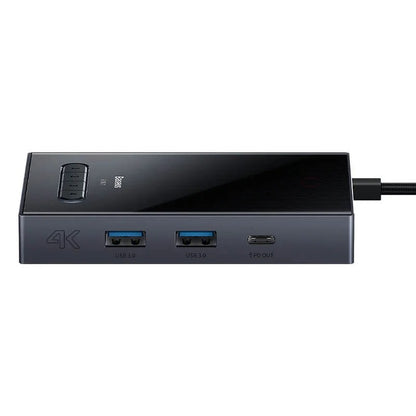 Baseus PioneerJoy 8-Port Four-Screen Type-C HUB Adapter