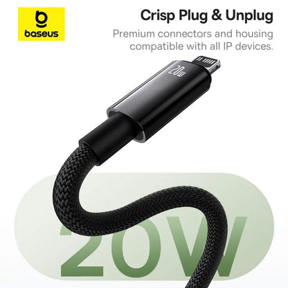 Baseus Tungsten Gold Magnetic Charging Cable USB-C to iP 20W 1m
