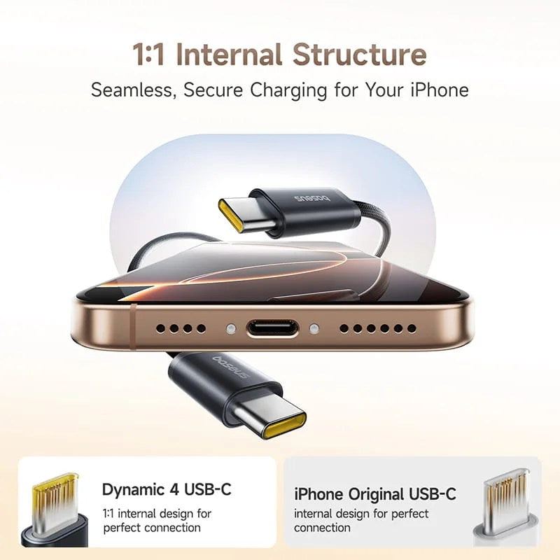 Baseus Dynamic 4 Pro Fast Charging Data Cable USB-C to USB-C 100W 1m