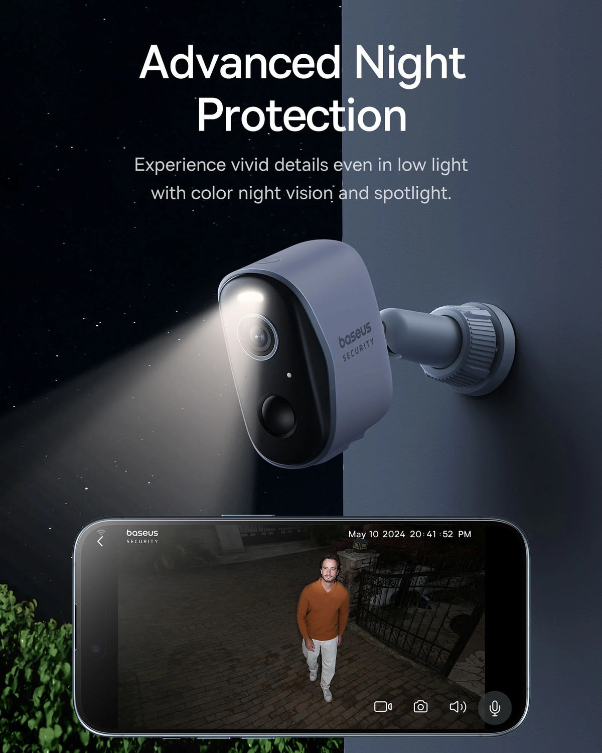 Baseus Outdoor Camera Security N1 Series 2K 2-Cam Kit