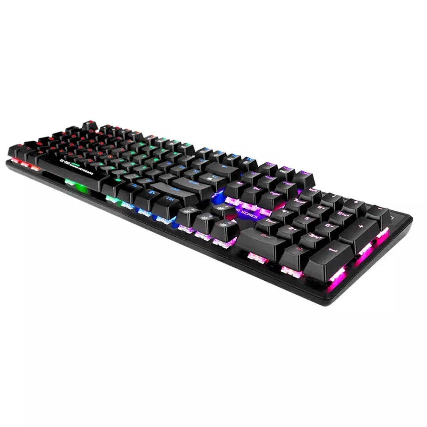 Xtrike Me Gk-980 En Wired Mechanical 104-key Rainbow Backlighting Keyboard