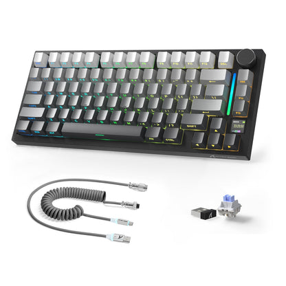 ATTACK SHARK X820ULTRA Mechanical Keyboard with C01ULTRA Coiled Cable