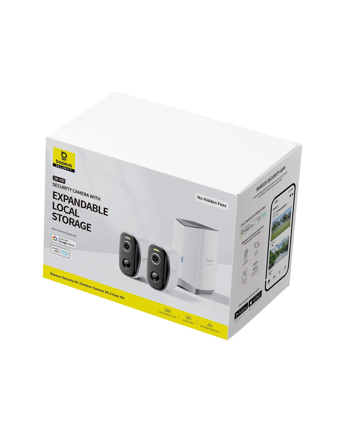 Baseus Outdoor Camera Security N1 Series 2K 2-Cam Kit