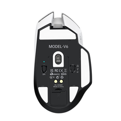 ATTACK SHARK V6 Ultra-Light Tri-Mode Gaming Mouse