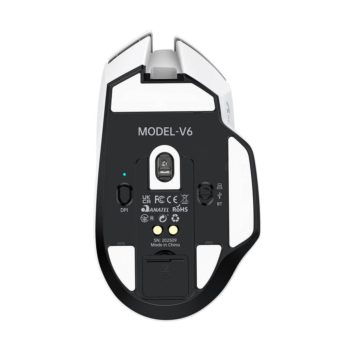 ATTACK SHARK V6 Ultra-Light Tri-Mode Gaming Mouse