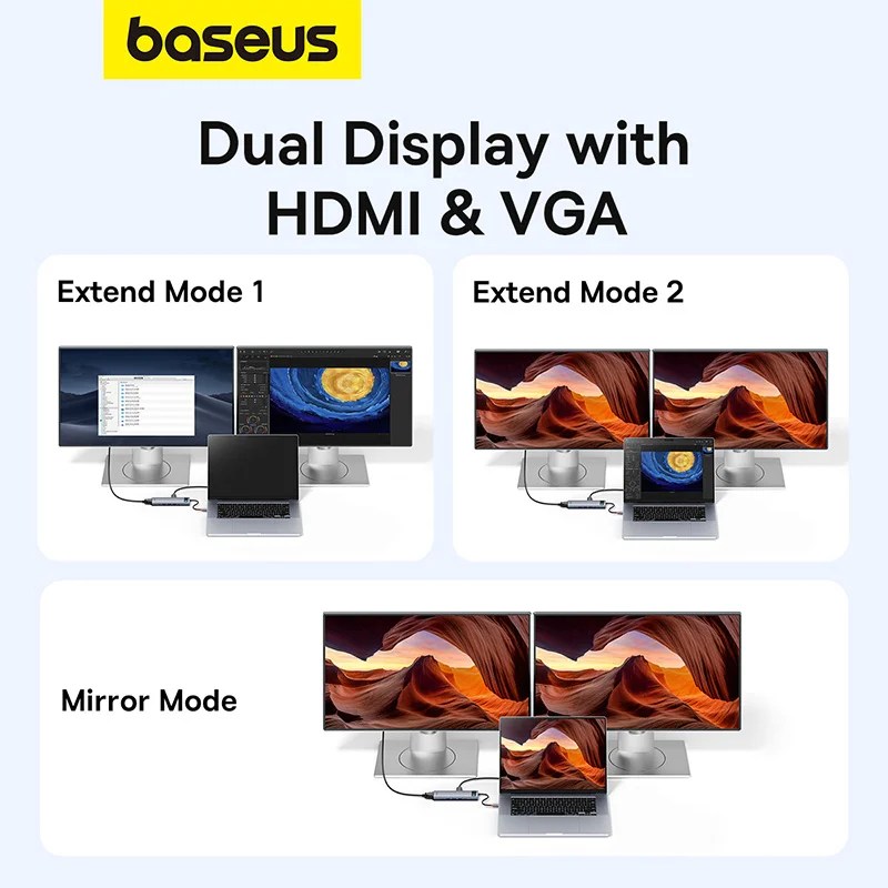 Baseus Metal Gleam Series 11-Port HUB