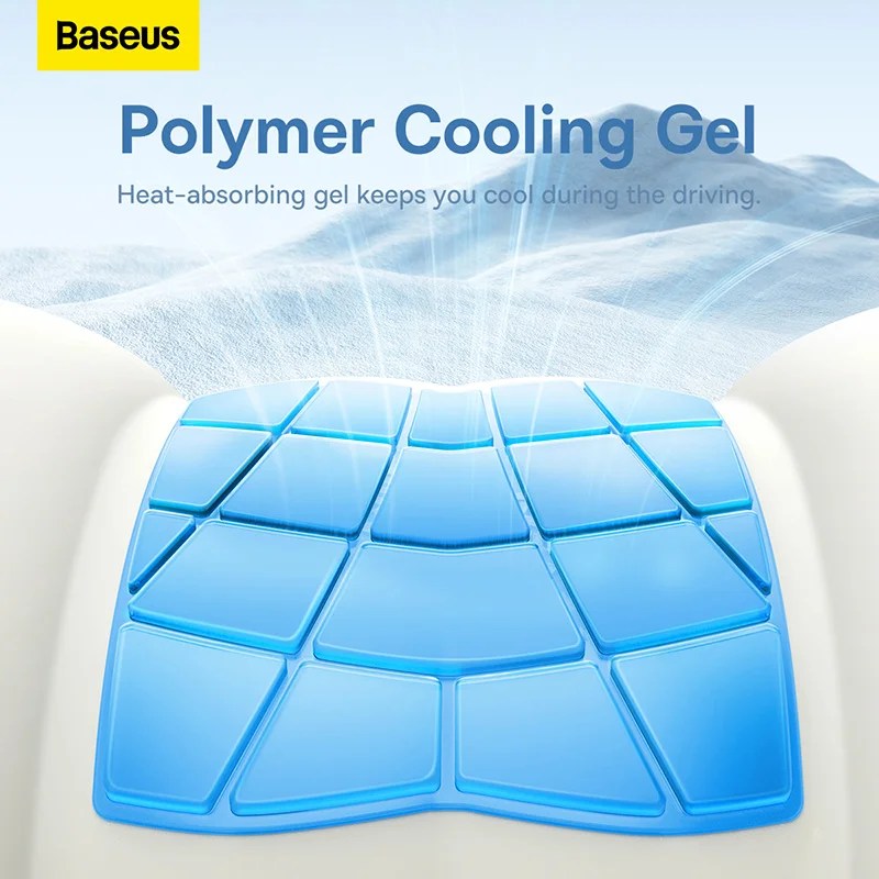 Baseus ComfortRide Series Car Cooling Headrest/Lumbar Pillow