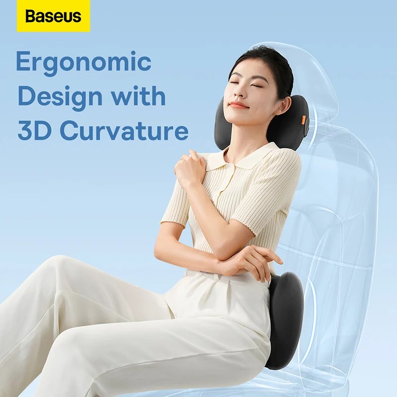 Baseus ComfortRide Series Car Cooling Headrest/Lumbar Pillow