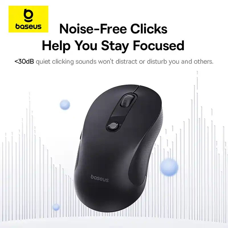 Baseus F02 Ergonomic Wireless Mouse Bluetooth Single