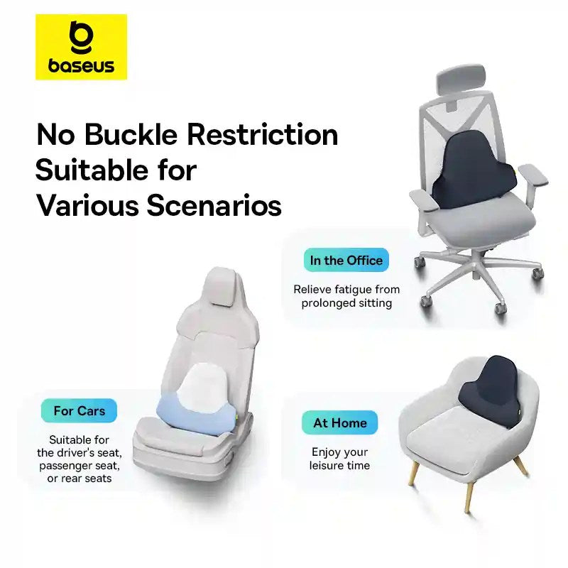 Baseus PrimeTrip VH1 Breathable Car Lumbar Support Pillow