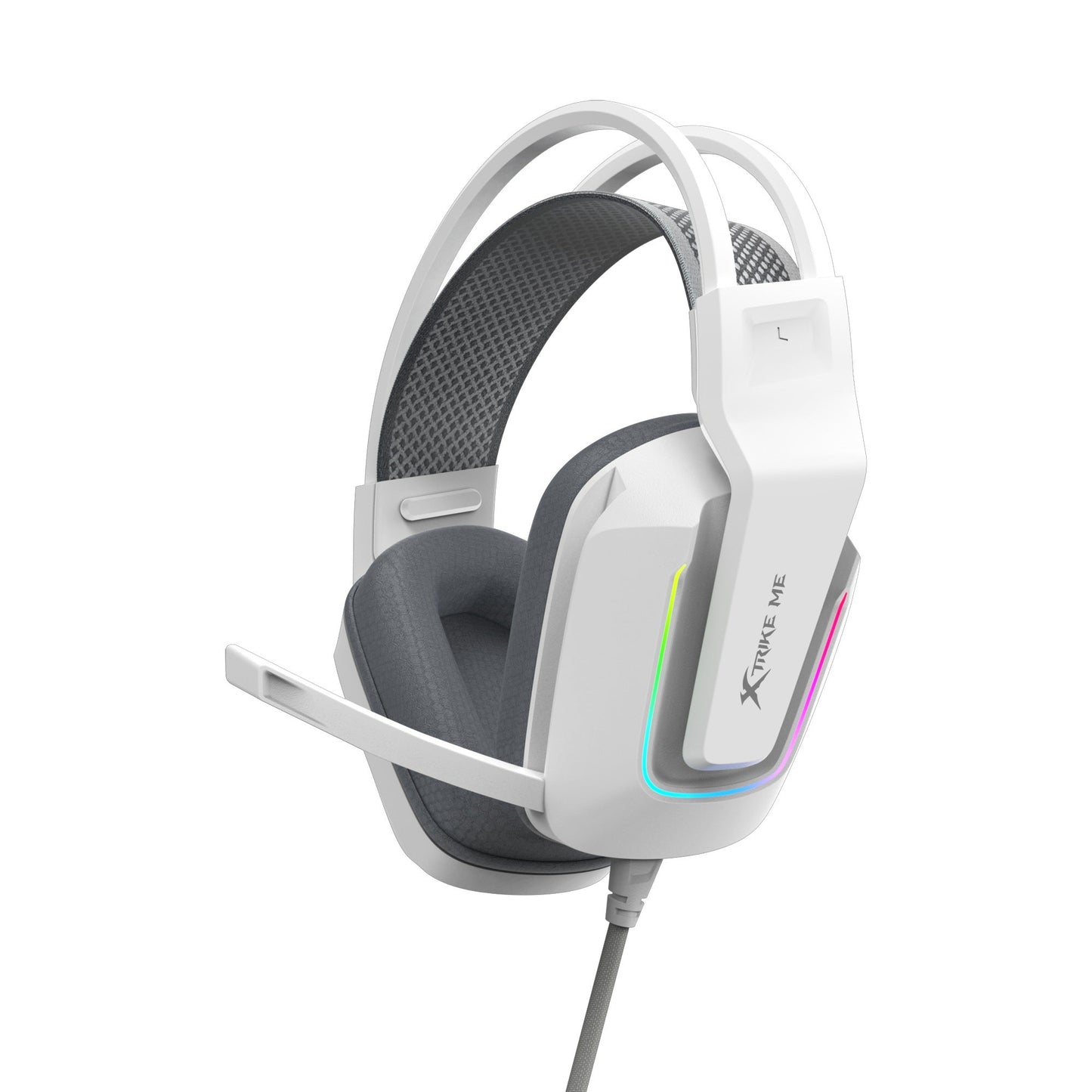 XTRIKE ME GH712 RGB GAMING HEADSET WITH NOISE REDUCTION MICROPHONE BLACK