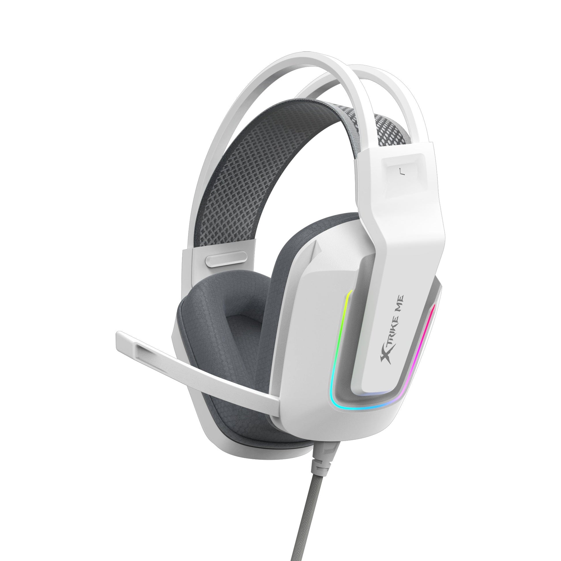 XTRIKE ME GH712 RGB GAMING HEADSET WITH NOISE REDUCTION MICROPHONE BLACK