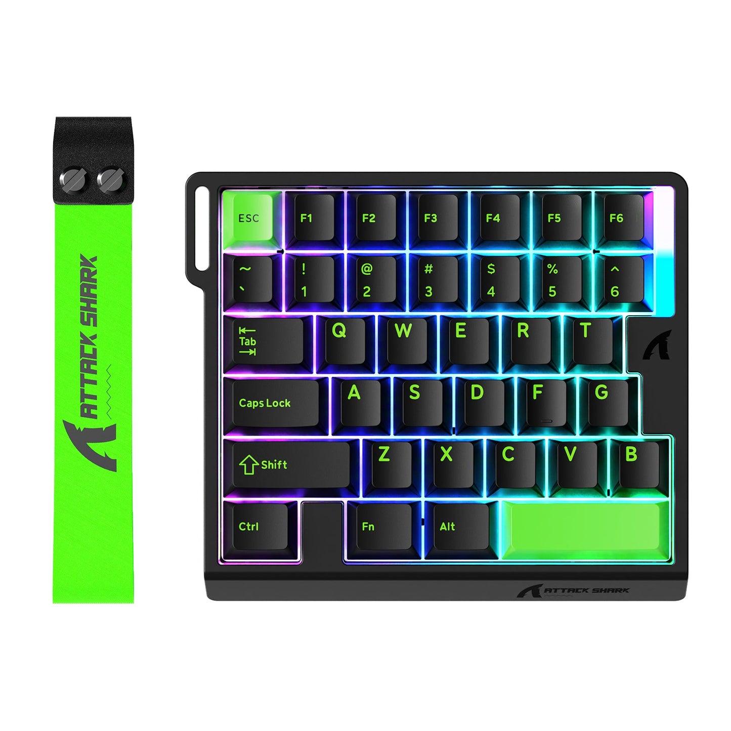 ATTACK SHARK M36 HE One-Handed Magnetic Switch Keyboard