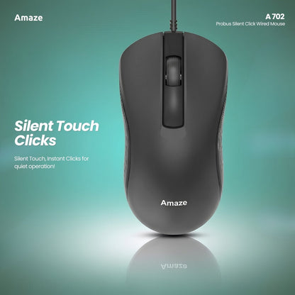 Probus Silent Click Wired Mouse| A702