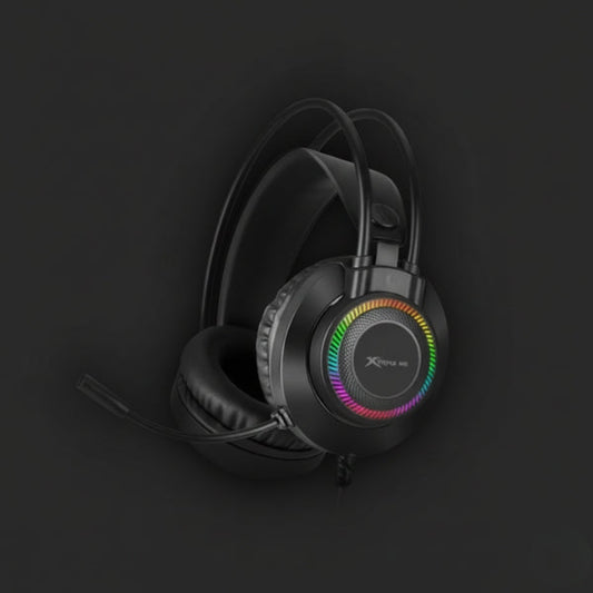 XTRIKE ME GH-509 WIRED STEREO GAMING HEADSET WITH MICROPHONE AND RGB BACKLIGHT BLACK
