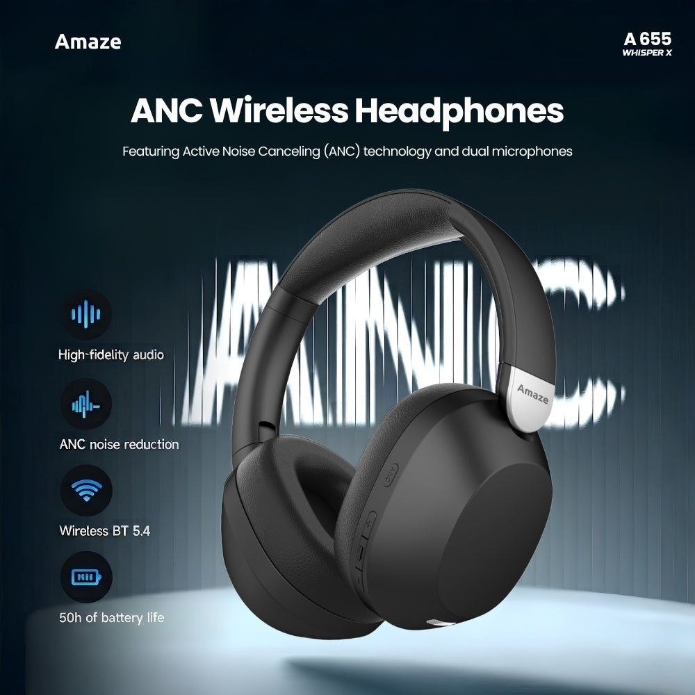 Whisperx Anc Wireless Headphone | A655