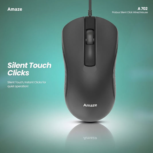 Probus Silent Click Wired Mouse| A702