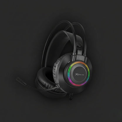 XTRIKE ME GH-509 WIRED STEREO GAMING HEADSET WITH MICROPHONE AND RGB BACKLIGHT BLACK
