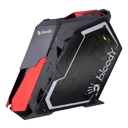 Bloody GH-30 Rogue Mid Tower Tempered Glass Gaming PC Case