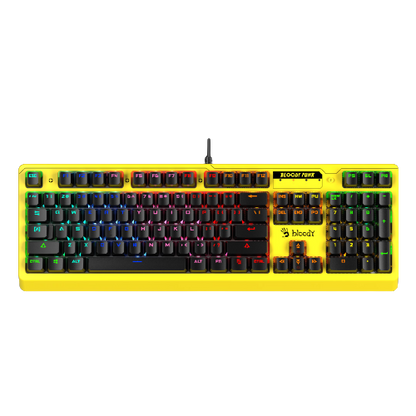 Bloody B810rc RGB Mechanical Gaming Keyboard (Punk Yellow)